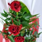 Vörösrozsa Rózsacsokor - 3 szál